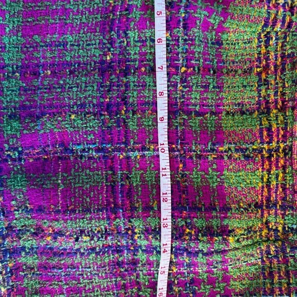 Vintage Bazar Christian LaCroix Sz 40FR Multicolor Wool Blend Blazer and Skirt - Picture 10 of 16